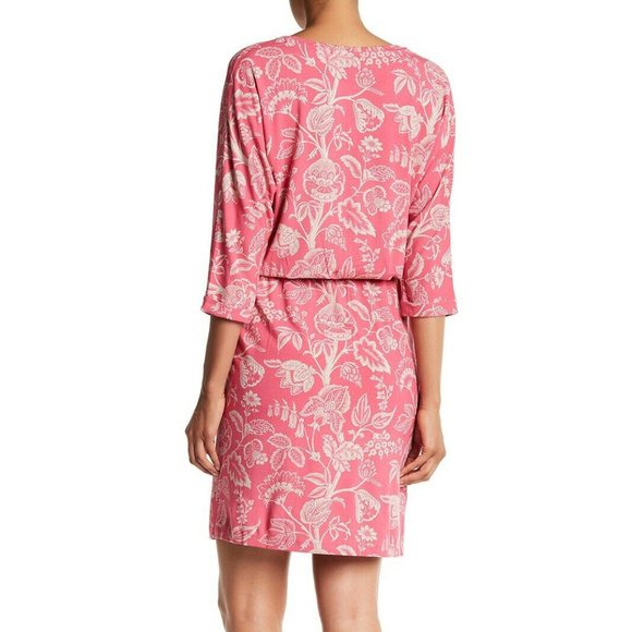 Tommy Bahama Copyrighted Print Jersey Tie Dress - Picture 2 of 7